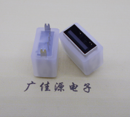 青岛USB连接器接口 10.5MM防水立插母座 鱼叉脚