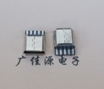 青岛Micro USB5p母座焊线 前五后五焊接有后背