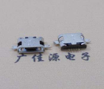 青岛MICRO USB B型口 两脚SMT沉板0.7/1.0/1.6直边