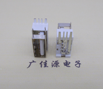 青岛USB侧立式短体10.0尺寸 侧插加宽脚5A大电流插座