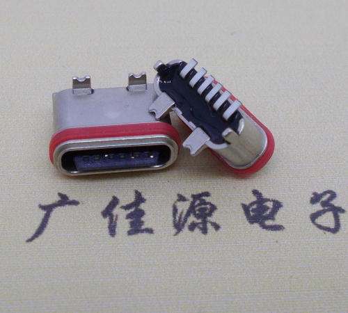 青岛立式贴片防水Type-C6P母座连接器