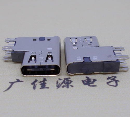 青岛type-c6p母座侧插加高连接器