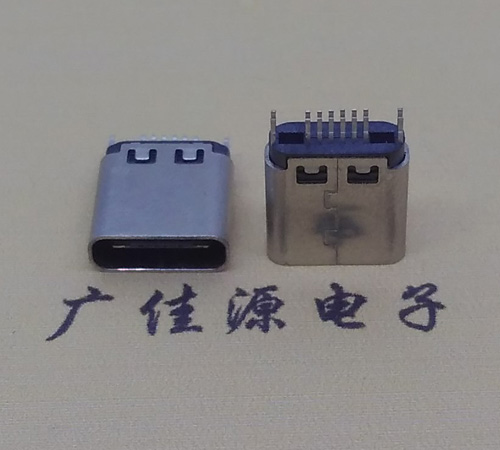 青岛type-c16p母座,夹板式type-c16p接口连接器